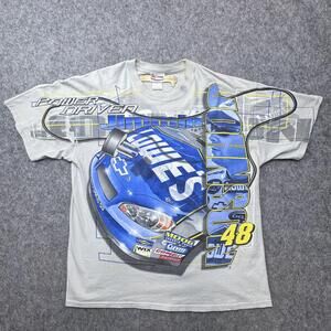 Jimmie Johnson Vintage Shirt Mens XL NASCAR Lowe's 48 Racing Chase Authentic Tee